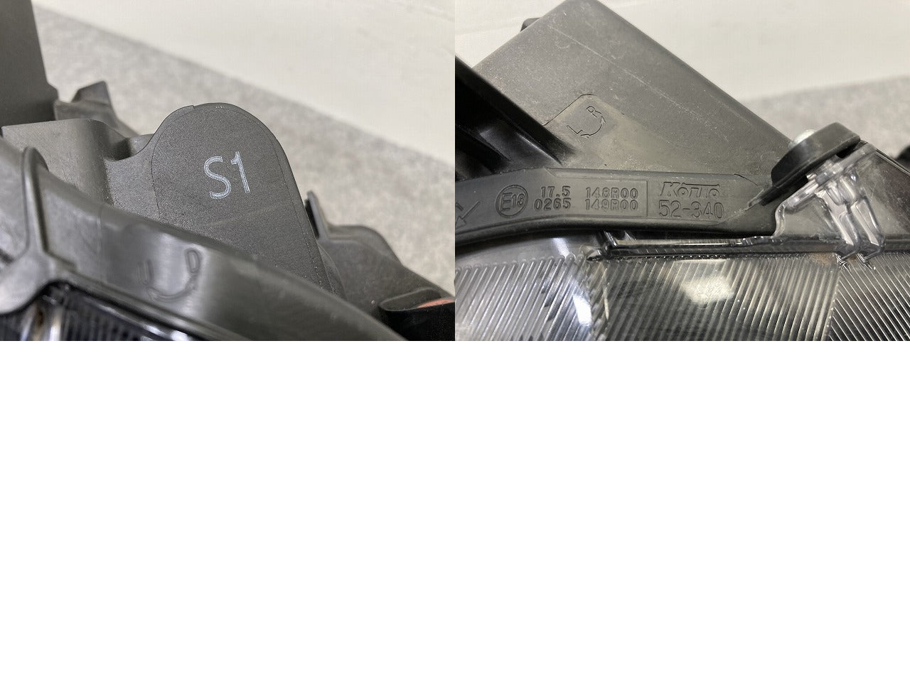 シエンタ MXPC10G ハイブリッド/MXPL10G/MXPL15G 純正 右 ヘッドライト/ランプ LED 刻印S1 KOITO 52-340 81145-52P10 トヨタ(145187)