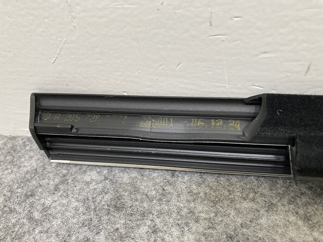 新品!Cクラス W205 純正 左 フロント ドア シーリングレール/ベルトモール 205 720 4333 A 2057204333 メッキ メルセデスベンツ(145274)