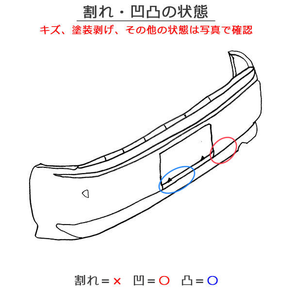 ハリアー 80系/MXUA80/MXUA85 ハイブリッド/AXUH80/AXUH85 PHEV/AXUP85 純正 リア バンパー スポイラー付 52159-48320/52159-48330(145390)