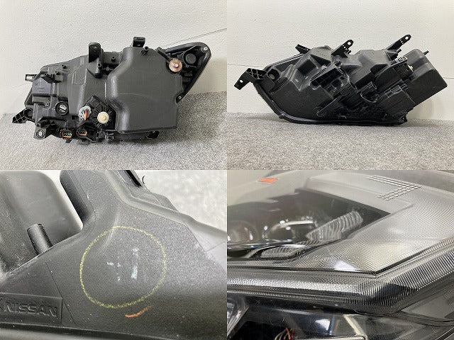 エクストレイル/X-TRAIL T32/NT32/HT32/HNT32 純正 後期 右 ヘッドライト/ランプ LED レベライザー 刻印W KOITO 100-23746 日産(145450)