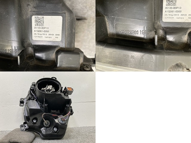アルト ラパン HE33S 純正 右 ヘッドライト/ランプ レベライザーキセノン HID ICHIKOH 1915 スズキ(145484)