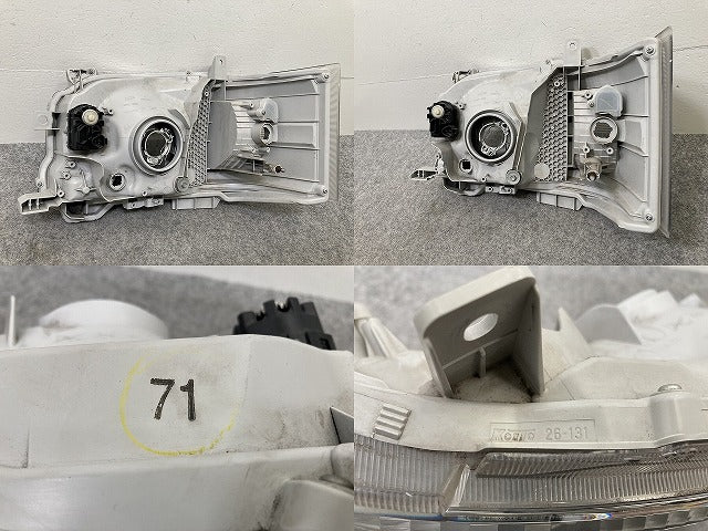 ハイエース/レジアスエース 200系/4型/5型/6型/7型/標準/ワイド 純正 後期 右 ヘッドライト/ランプ レベライザーハロゲン 26-131(145519)