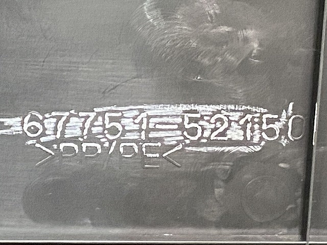 ラクティス NCP100/NCP105/SCP100 純正 バックドアトリムボードのみ 67751-52150 素地 トヨタ(145546)