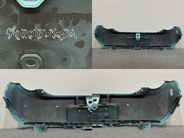 アルト ラパン HE33S 純正 リア バンパー 71811-80P0/-80P1 フレンチミントパールメタリック ZWB スズキ(145751)