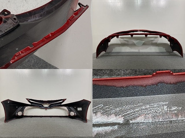 カムリ G/X ハイブリッド 70系/AXVH70/AXVH75 純正 前期 フロント バンパー 52119-33A50LE レッド メタリック トヨタ(145753)