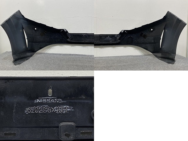 ノート/NOTE E13/SNE13 純正 前期 フロント バンパー 62022 6XJ0H 62022 6XJ0E ダークメタルグレーメタリック KAD 日産(145768)
