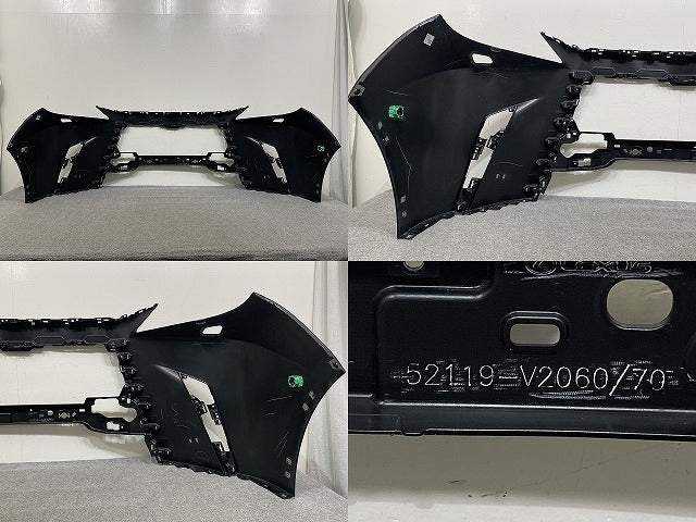 LM/500h TAWH15W 純正 フロント バンパー 52119-V2060/70 グラファイトブラックガラスフレーク 223 レクサス(145871)