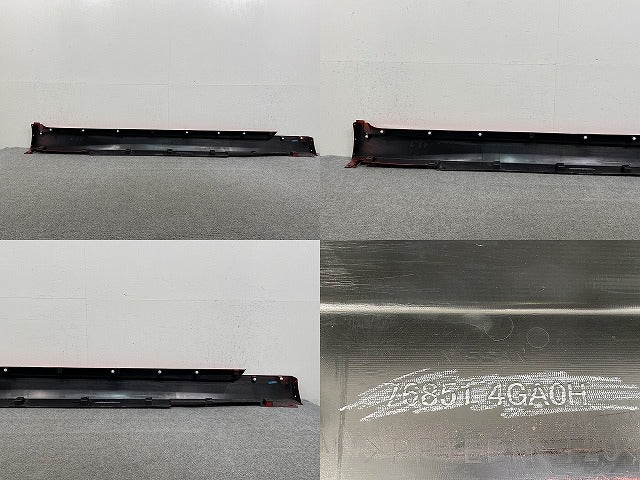 スカイライン/SKYLINE V37/YV37/HV37/HNV37/ZV37 純正 左 サイドステップ76851 4GA0H ラディアントレッドパールメタリック(145884)