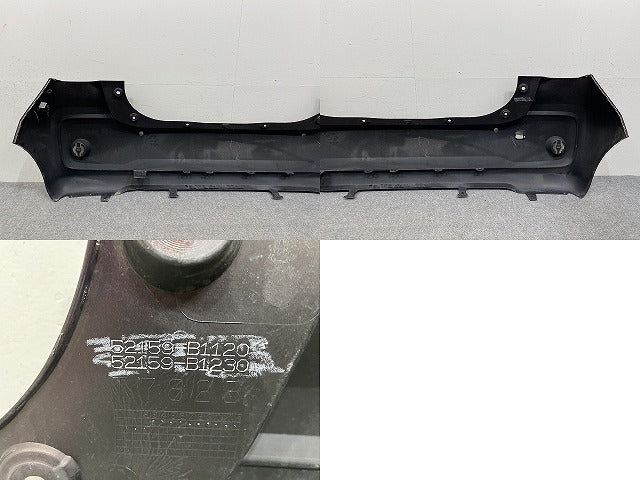 パッソ M700A/M710A 純正 リア バンパー 52159-B1120/1230 プラムブラウンクリスタルマイカ R59 トヨタ(145949)