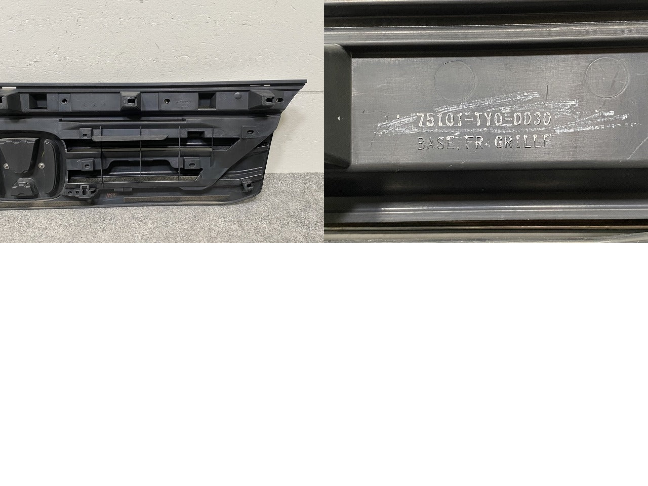 N-BOX/NBOX Nボックス JF1/JF2 純正 前期 フロント グリル/ラジエーターグリル 75101-TY0-0030 ブラック ホンダ(146045)