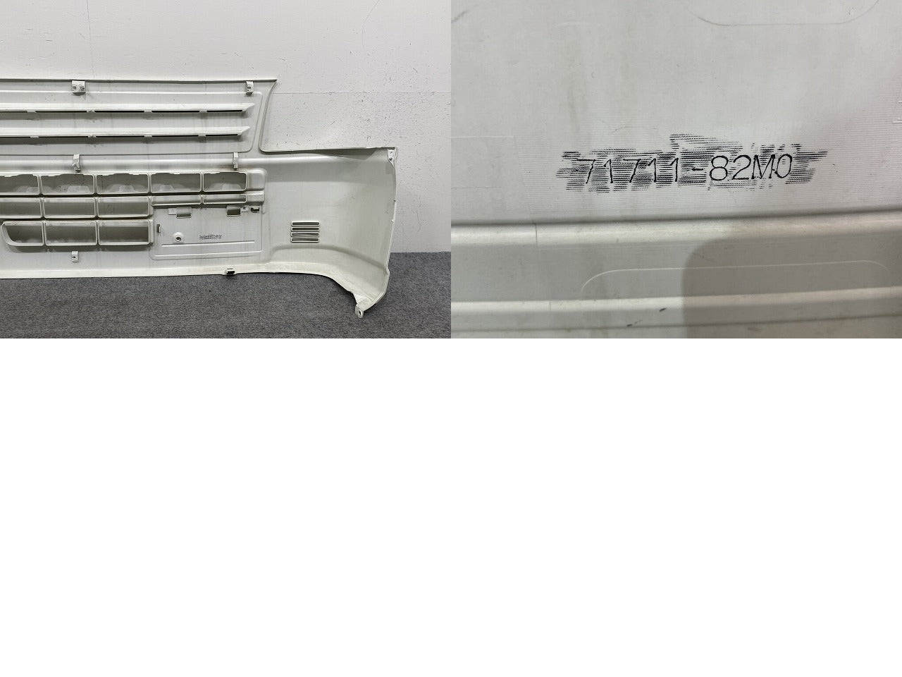 キャリイ/スクラム/ミニキャブ トラック 16/DA16T/DG16T/DS16T 純正 フロント バンパー 71711-82M0 白素地 スズキ(146094)