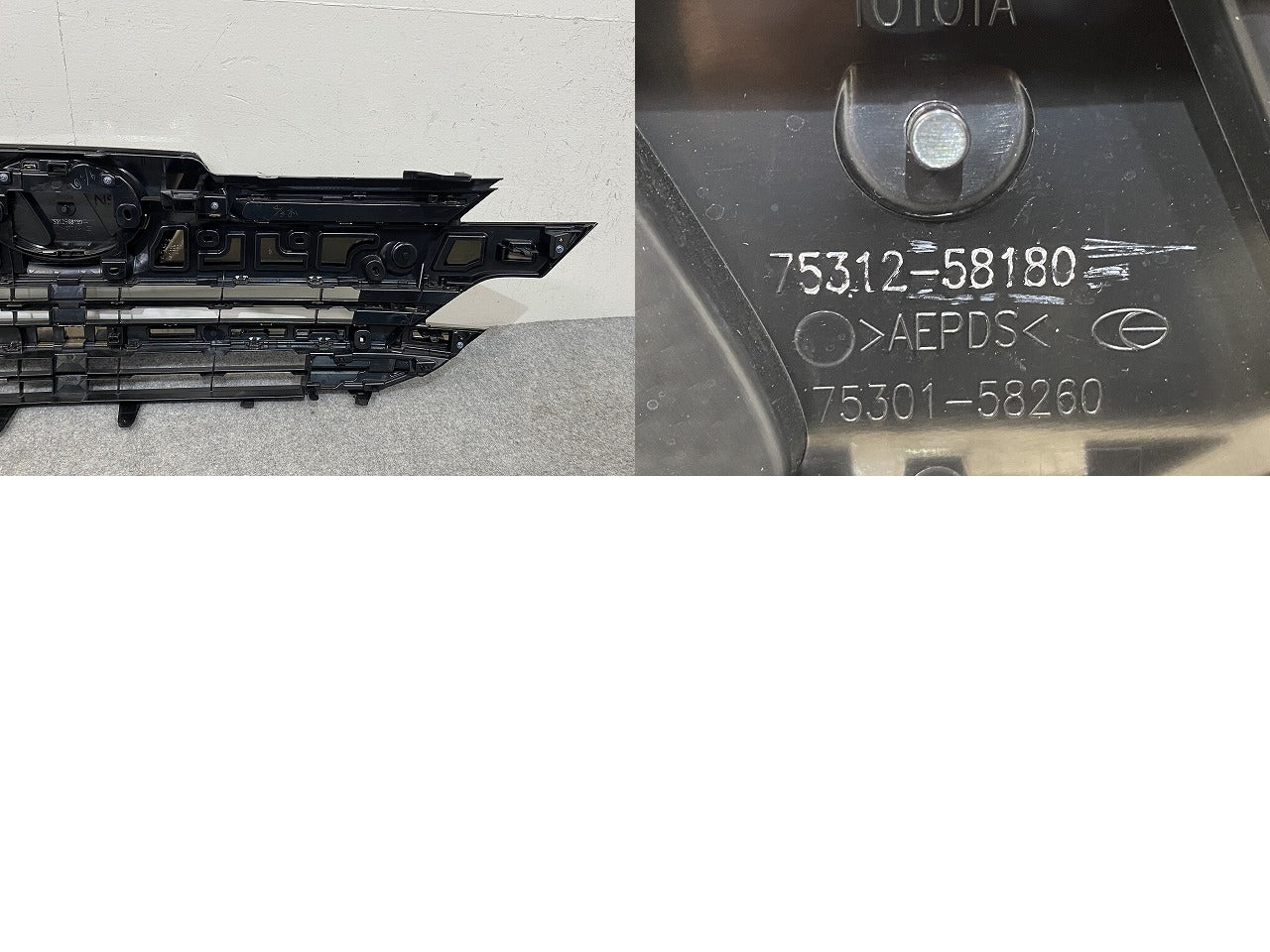 ヴェルファイア 30系/AGH30W/AGH35W/GGH30W/GGH35W 純正 前期 フロント グリル/ラジエーターグリル エンブレム付き 75312-58180(146173)