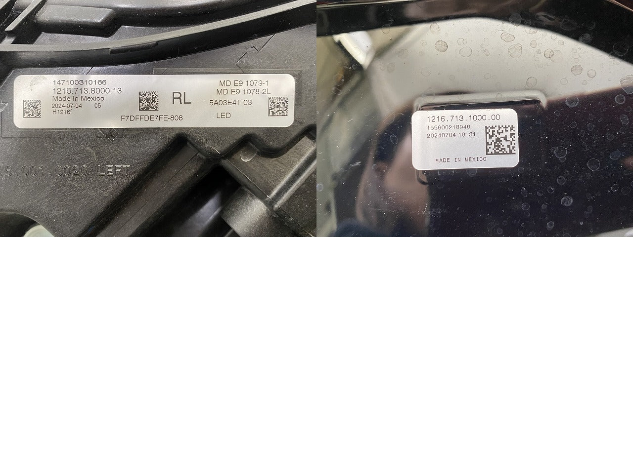 ジャンク!2シリーズ G42 純正 左 ヘッドライト/ランプ LED ZKW 5A03E41-03 BMW(146193)