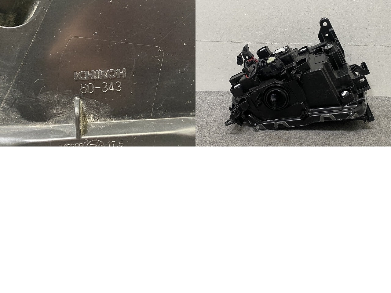 ランドクルーザー/ランクル 250/TRJ250W/GDJ250W 純正 左 ヘッドライト/ランプ レベライザーLED 刻印4V ICHIKOH 60-343 素地(146364)