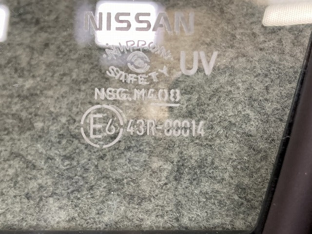 ノート/NOTE E13/SNE13 純正 左 Aピラーガラス フロントピラーガラス/小窓ガラス 43R-00014 日産(146388)