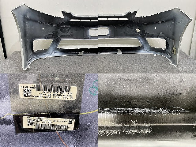 新車取り外し!ヴェルファイア 20系/ANH20W/GGH20W/ANH25W/GGH25W/ATH20W 純正 前期 フロント バンパー 52119-58250/60(146626)