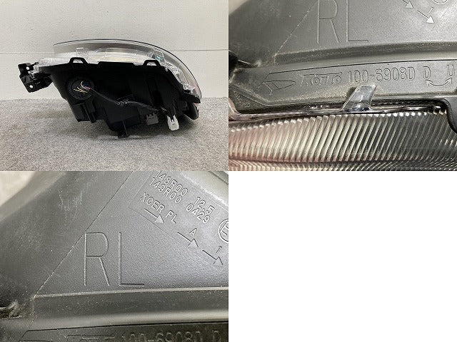 ムーヴ キャンバス/キャンパス LA850S/LA860S 純正 左 ヘッドライト/ランプ LED レベライザー 刻印RL KOITO 100-6908D ダイハツ(146777)