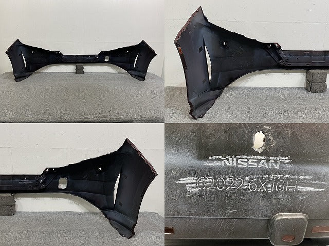 ノート/NOTE E13/SNE13 純正 前期 フロント バンパー 62022 6XJ0H バーガンディー NBQ 日産(146819)