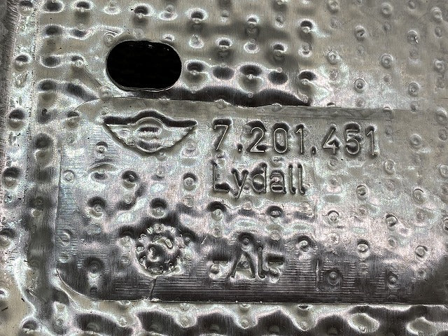 新品!ミニ 3ドア(R50/R53) 純正 マフラー インシュレーター/ヒートシールド 7.201.451 51487201451 MINI(147041)