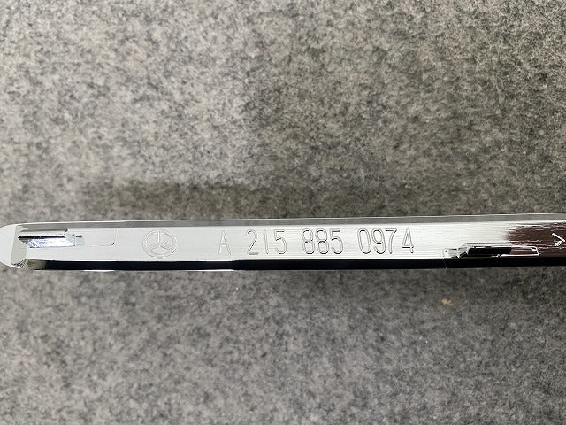 新品!CLクラス W215 純正 左 フロント バンパー メッキモール A 215 885 0974 A2158850974 メッキ メルセデスベンツ(147058)