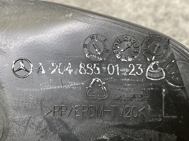 新品!Cクラス W204 純正 左 フロント フォグカバー A 204 885 01 23 A2048850123 未塗装 メルセデスベンツ(147126)