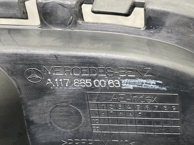 新品!CLAクラス C117 純正 フロント 右 エアダクト A 117 885 00 63 A1178850063 素地 メルセデスベンツ(147132)