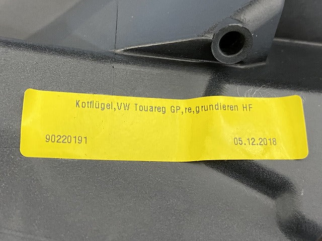 新品!トゥアレグ 7L系 純正 右 フロント フェンダー 7L6.621.106 G 7L6821102N サフ フォルクスワーゲン(147158)