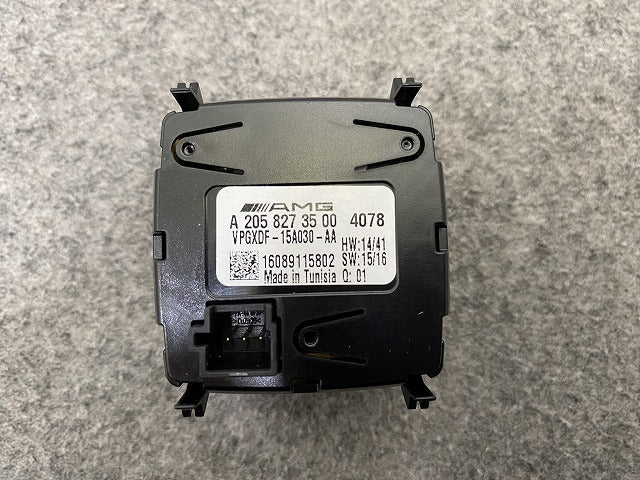 新品!Cクラス W205 純正 アナログ クロック/室内時計 A 205 827 35 00 A2058273500 ブラック メルセデスベンツ(147264)