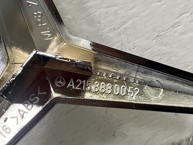 新品!CLクラス W215 純正 フロント エンブレム/オーナメント A215 888 00 52 A2158880186 メッキ メルセデスベンツ(147368)