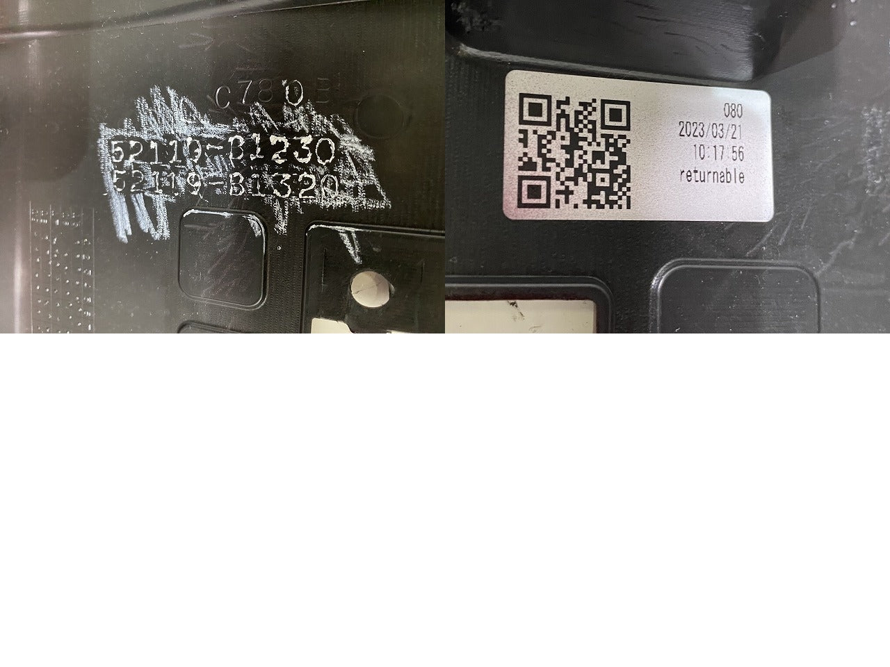 パッソ/ブーン M700A/M710A/M700S/M710S 純正 フロント バンパー 52119-B1230 ファイアークォーツレッドメタリック R67 トヨタ(147370)