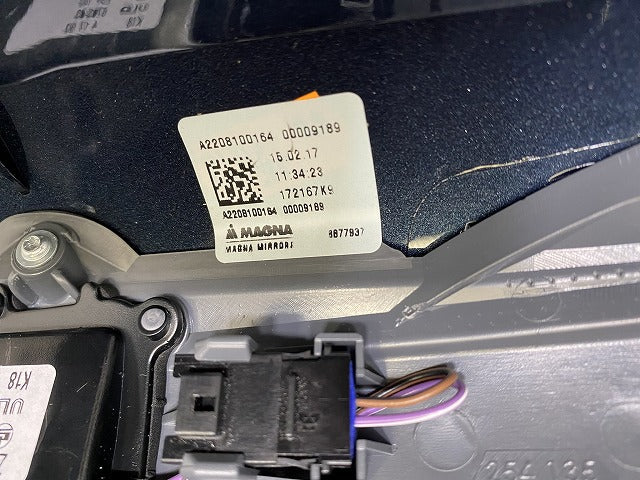 新品!Sクラス W220 純正 左 ドアミラー カバー ウインカー付 A220800164 00009189/01 643 A22081001649189 タンザナイトブルー 359(147372)