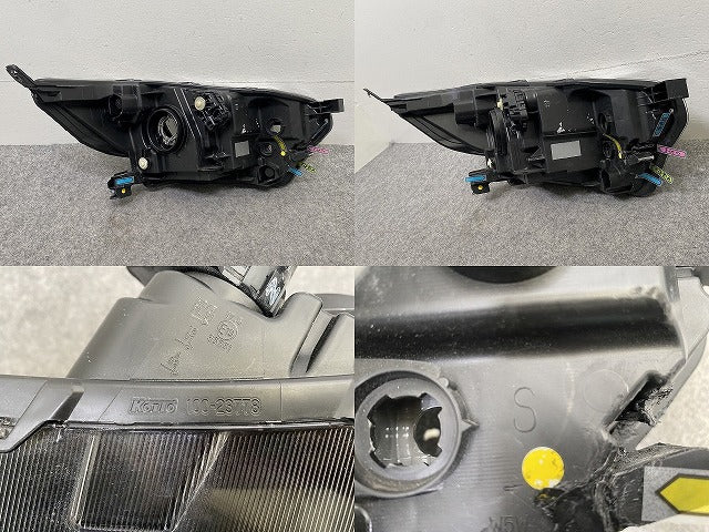 ジャンク!ルークス B44A/B47A 純正 左 ヘッドライト/ランプ ハロゲン レベライザー 刻印S KOITO 100-23778 日産(147560)
