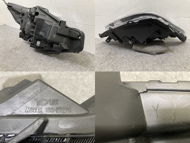 ルークス ハイウェイスター B44A/B45A/B47A/B48A 純正 左 ヘッドライト/ランプ LED レベライザー 刻印Y KOITO 100-23779 日産(147657)
