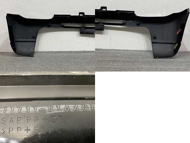 ジムニー JB23W 純正 フロント バンパー 71711-81AA1 ブルーイッシュブラックパール3 ZJ3 スズキ(147679)
