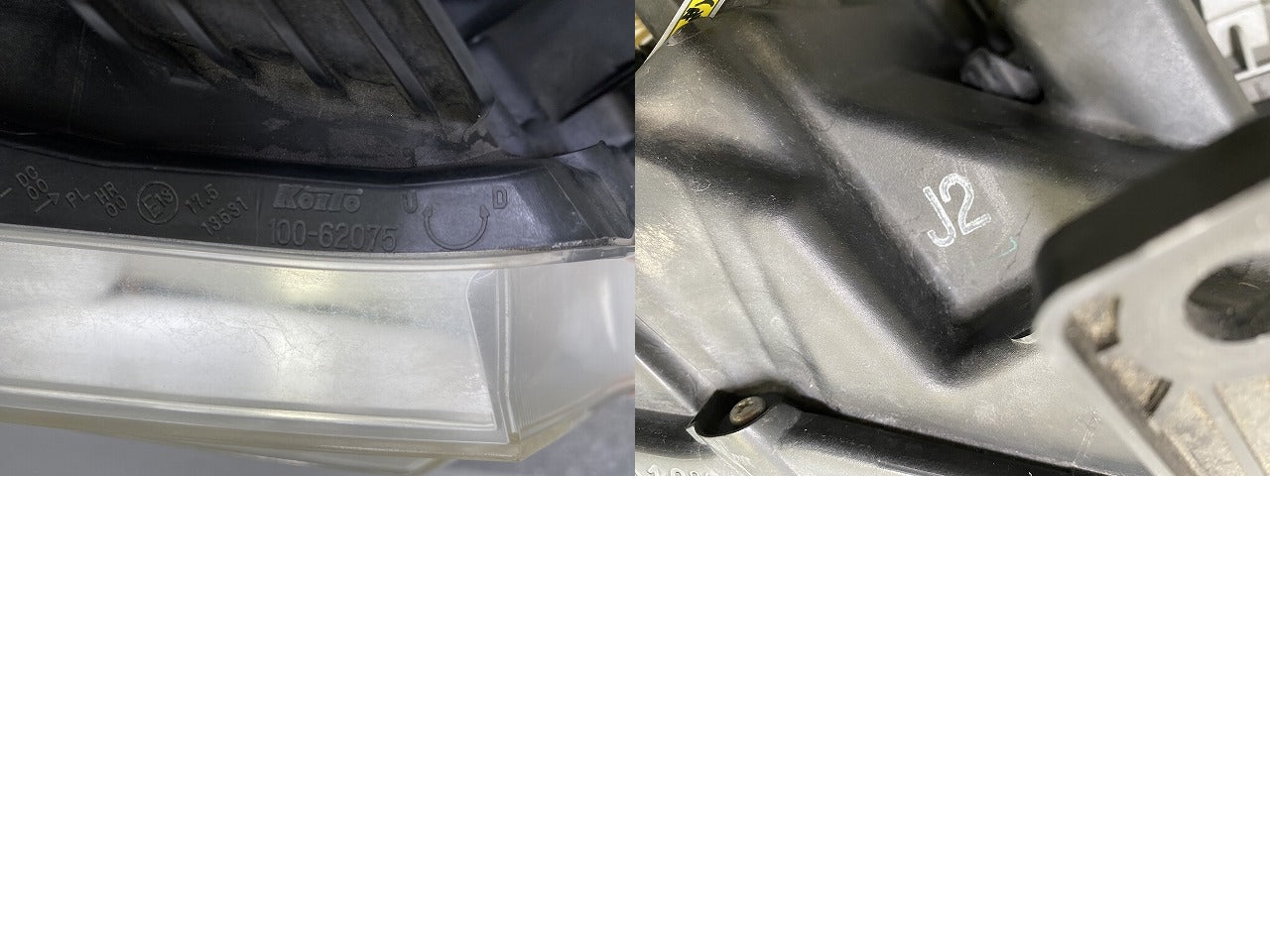 ステップワゴン スパーダ/RK5/RK6 純正 右 ヘッドライト/ランプ キセノン HID AFS無 レベライザー 刻印J2 100-62075 33101-SZW-J21(147865)
