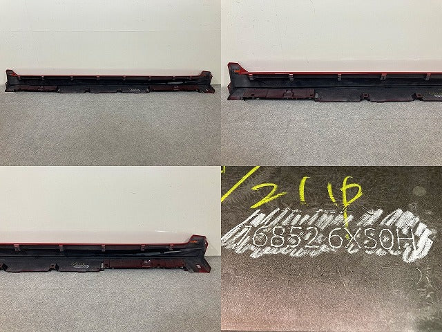 オーラ/AURA FE13/NISMO/ニスモ 純正 右 サイドステップ スカート 76852 6XS0H 76850-6XS0C ガーネットレッド ブラック XBT 日産(147986)