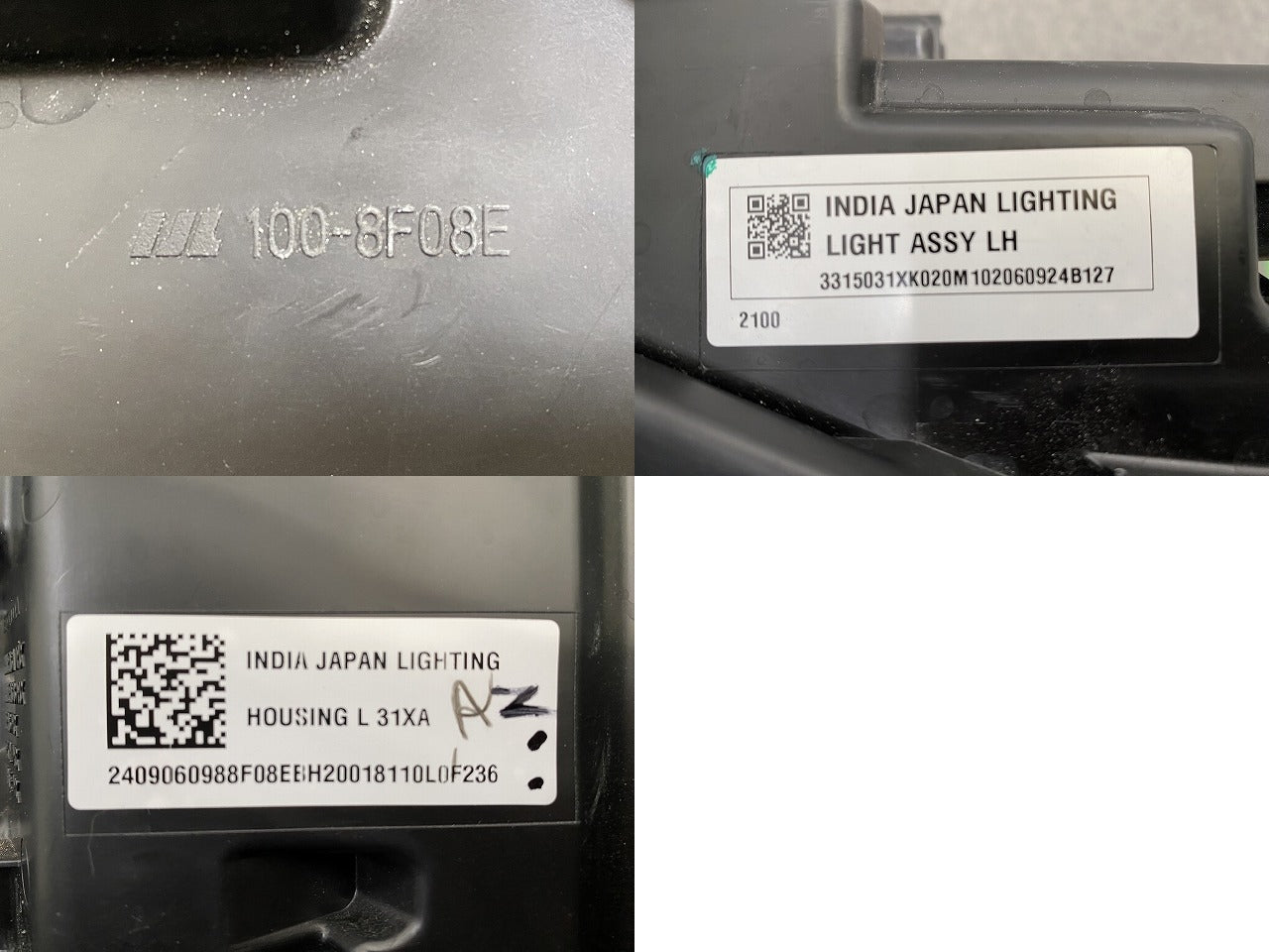 WR-V/WRV DG5 純正 左 ヘッドライト/ランプ LED IJLSR 100-8F08E 33150-31X-K02 ホンダ(148032)