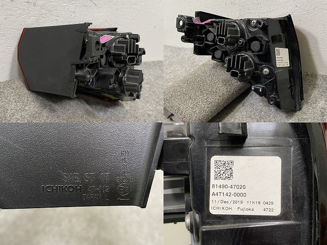 ジャンク!プリウス 50系/ZVW50/ZVW51/ZVW55 純正 後期 左 テールランプ/ライト/レンズ LED ICHIKOH 47-112 トヨタ(148082)