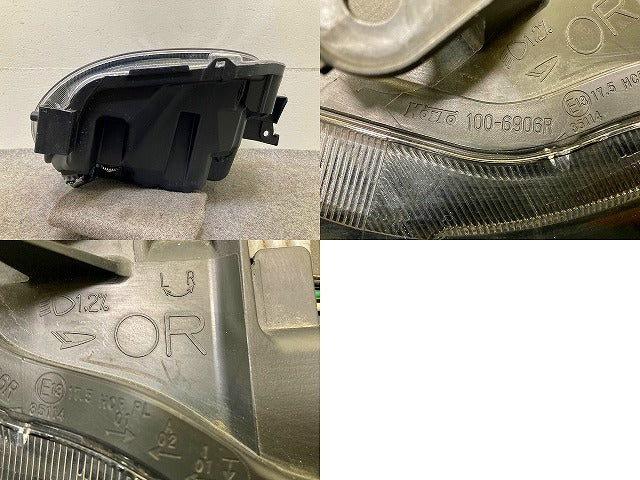 ミラ トコット LA550S/LA560S 純正 右 ヘッドライト/ランプ LED レベライザー 刻印0R KOITO 100-6906R 81130-B2710 ダイハツ(148253)