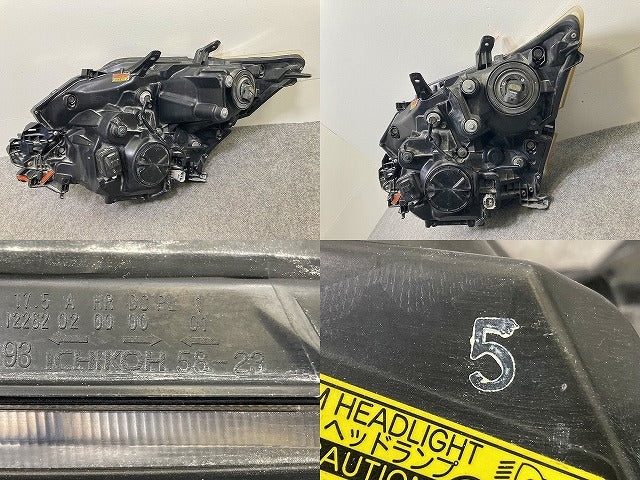 ジャンク!ヴェルファイア 20系/ANH20W 純正 後期 右 ヘッドライト キセノン HID AFS無 バラスト レベライザー 刻印5 ICHIKOH 58-23(148300)