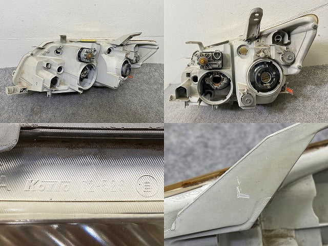 カローラ フィールダー 14系/NZE141G/NZE144G/ZRE142G/ZRE144G 純正 右 ヘッドライト キセノン AFS無 レベライザー 刻印L 12-526(148308)