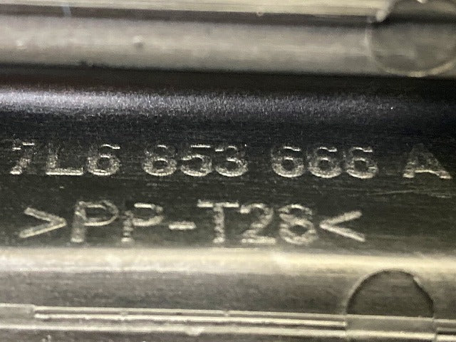 新品!トゥアレグ 7L系 純正 右 フロント バンパー グリル 7L6 853 666 A 7L6853666A9B9 素地 フォルクスワーゲン(148345)