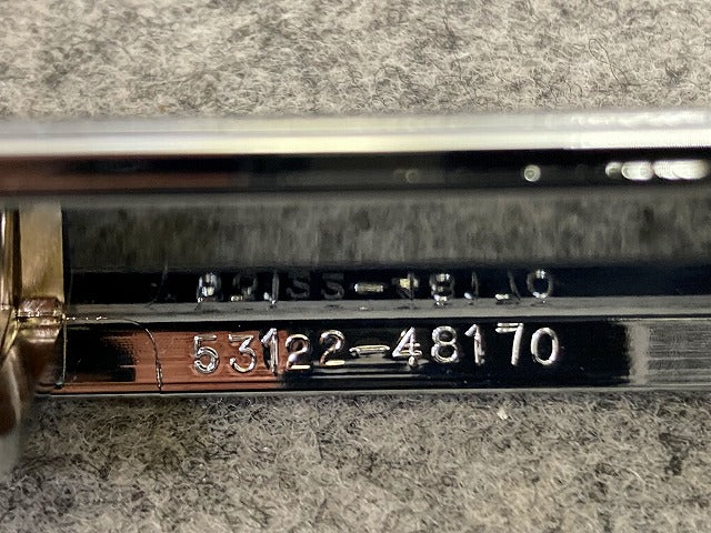 新車取り外し!ハリアー 80系/MXUA80/MXUA85/AXUH80/AXUH85 純正 フロント バンパー モール 53122-48160/170 53122-48170 メッキ(148426)