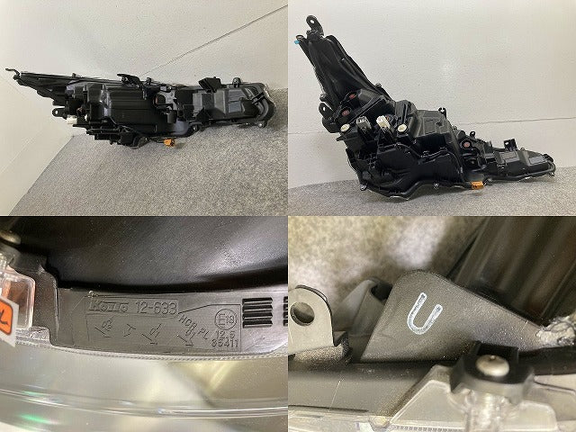 カローラ ツーリング 210系/NRE210W/ZRE212W/MZEA17/12/ZWE214/211/219/215 純正 左 ヘッドライト LED レベライザー 刻印U 12-633(148546)