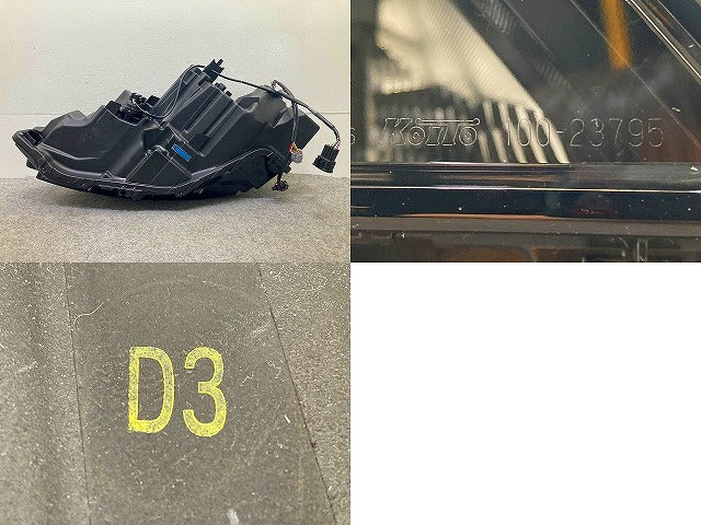 エクストレイル/X-TRAIL T33/SNT33 純正 右 ヘッドライト/ランプ LED レベライザー 刻印D3 KOITO 100-23795 日産(148702)