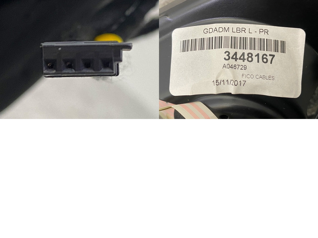 新品!X3 E83/2004-2011 純正 左 ドアミラー 5線 51163448167 未塗装 BMW(148832)