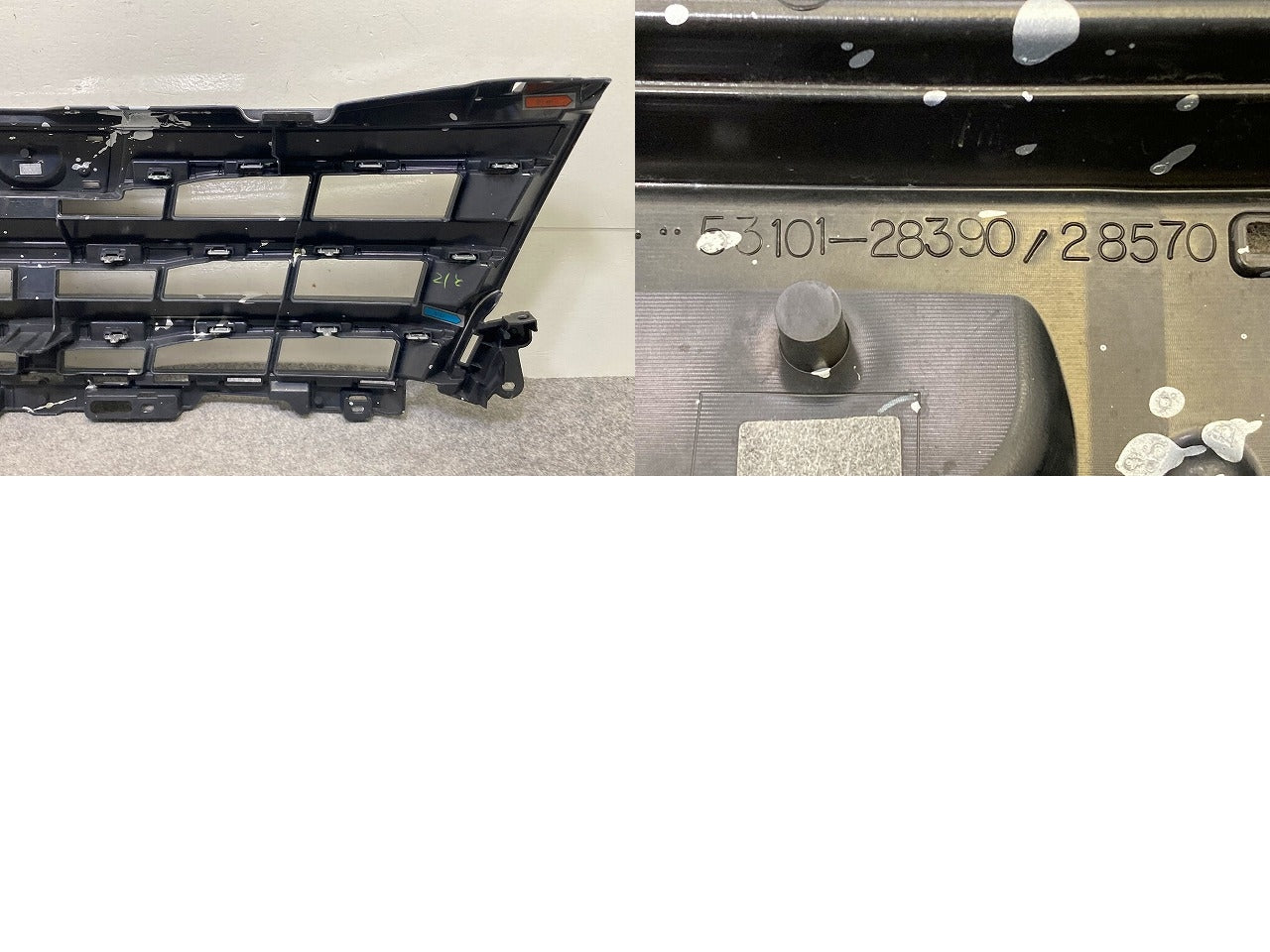 ノア NOAH 80系/ZRR80G/ZRR85G/ZRR80W/ZRR85W/ZWR80W/ZWR80G 純正 前期 フロント グリル ラジエーター 53101-28390/28570 トヨタ(149117)