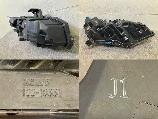 シビック FK7 タイプR/FK8 純正 左 ヘッドライト/ランプ レベライザーLED 刻印J1 KOITO 100-18661 33150-TGH-J11 ホンダ(149266)