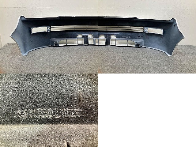 ビービー/bB NCP30/NCP31 純正 前期 フロント バンパー Fバンパー 52119-52050 ホワイトパールクリスタルシャイン 064 トヨタ(149423)