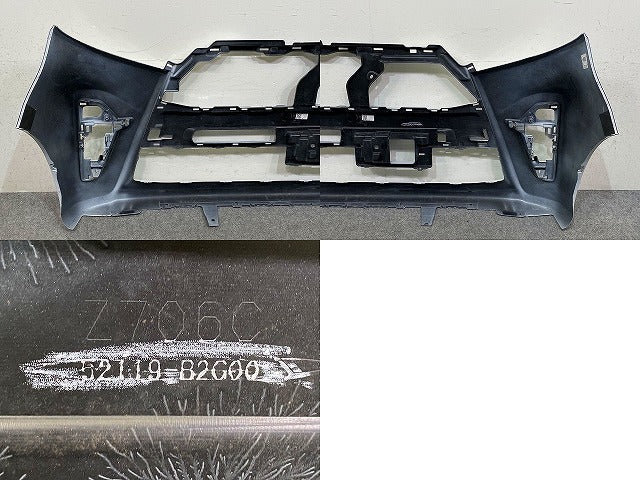 タント カスタム LA650S/LA660S 純正 前期 フロント バンパー 52119-B2G00 シャイニングホワイトパール W25 ダイハツ(149457)